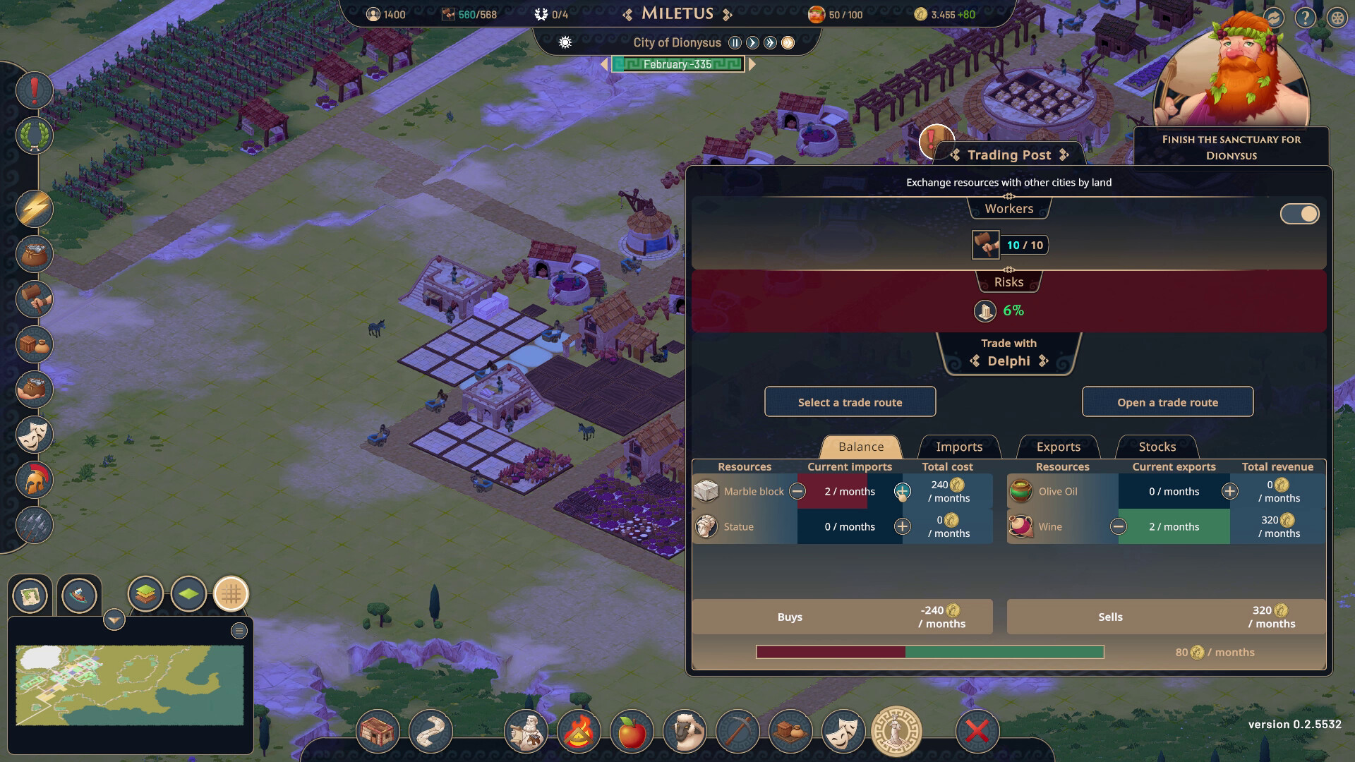 Theos: Cities of Myth demo review — building an Ancient Greek city dedicated to the gods